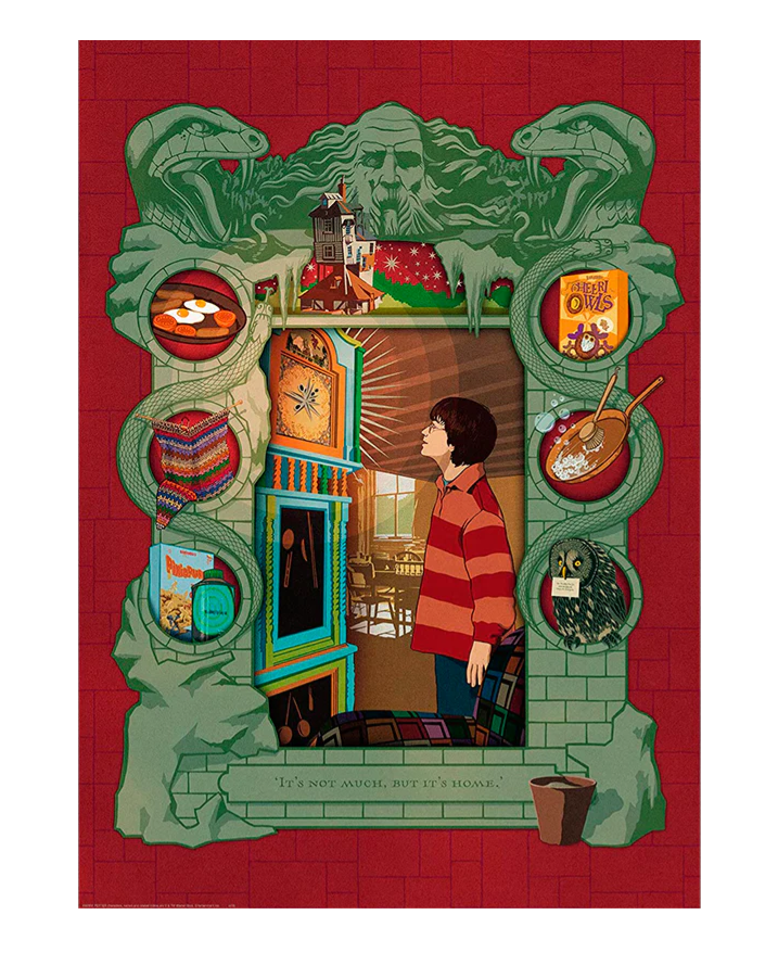 Harry Potter - La Cámara de los Secretos: Rompecabezas 1000 Piezas Ravensburger