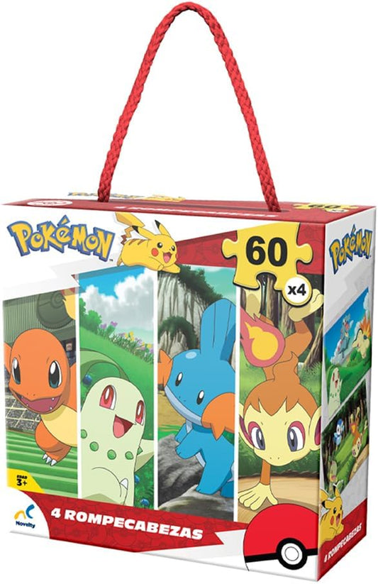 Pokémon Rompecabezas 4 en 1