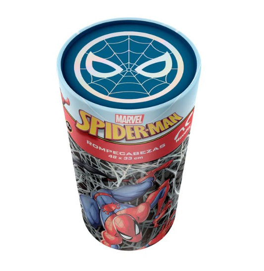 Rompecabezas Infantil Spiderman Cilindro